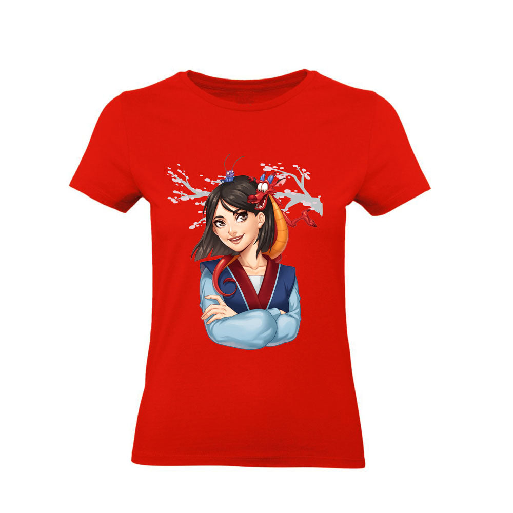 T-Shirt Donna & Bambino - MULAN - Maglietta Maglia Tshirt Super vestibilità Top qualità
