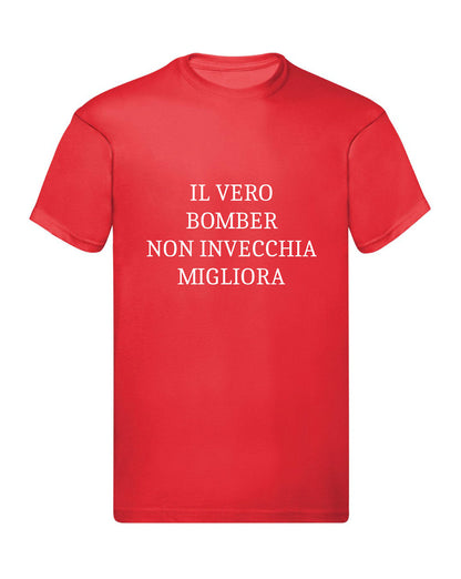 T-Shirt Uomo & Bambino - IL VERO BOMBER - Maglietta Maglia Tshirt Super vestibilità Top qualità
