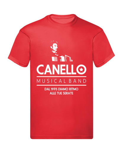 T-Shirt Uomo, Donna & Bambino - CANELLO MUSICAL BAND - Maglietta Maglia Tshirt Super vestibilità Top qualità