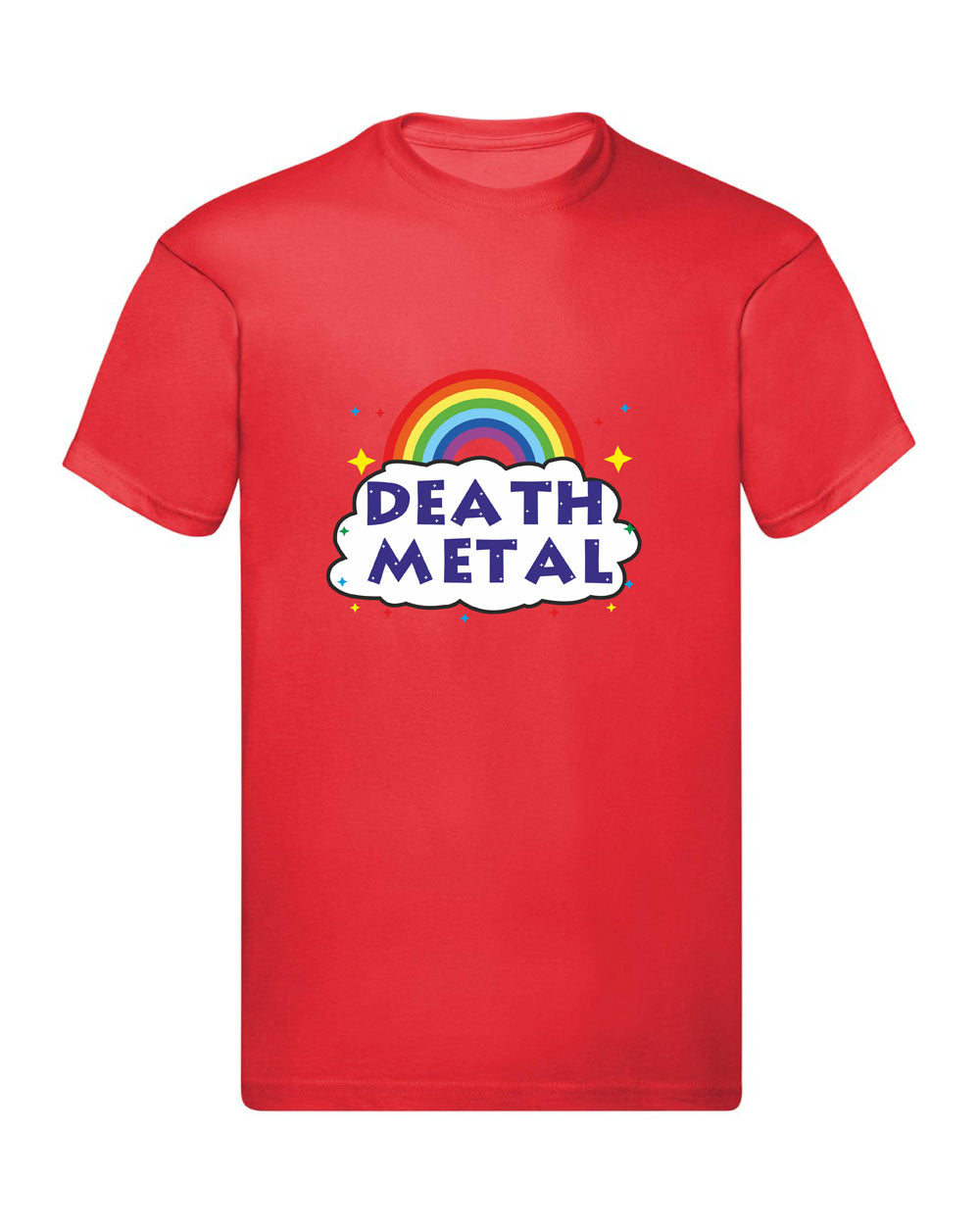 T-Shirt Uomo, Donna & Bambino - DEATH METAL - Maglietta Maglia Tshirt Super vestibilità Top qualità