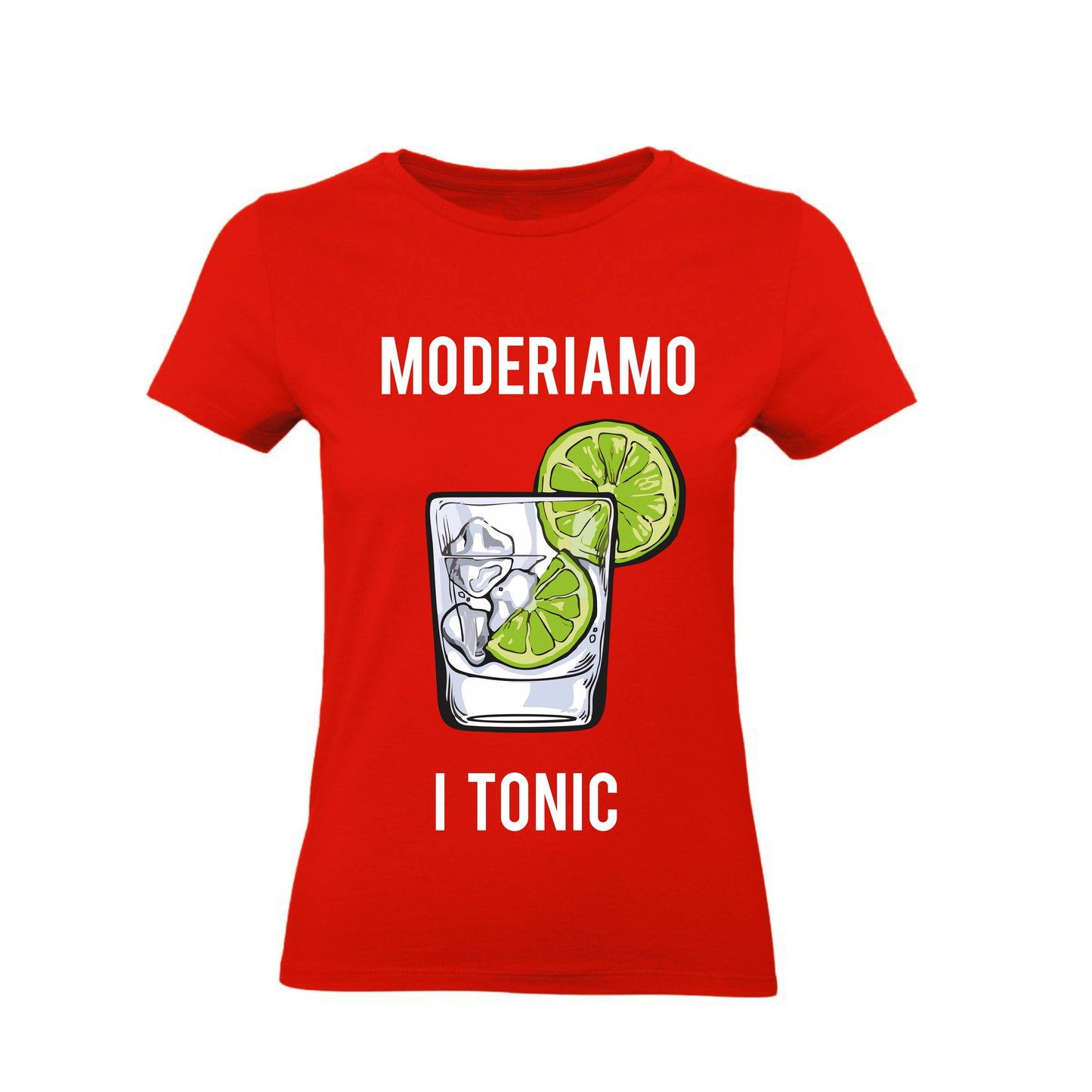 T-Shirt Uomo Donna & Bambino - MODERIAMO I TONIC - Maglietta Maglia Tshirt Super vestibilità Top qualità
