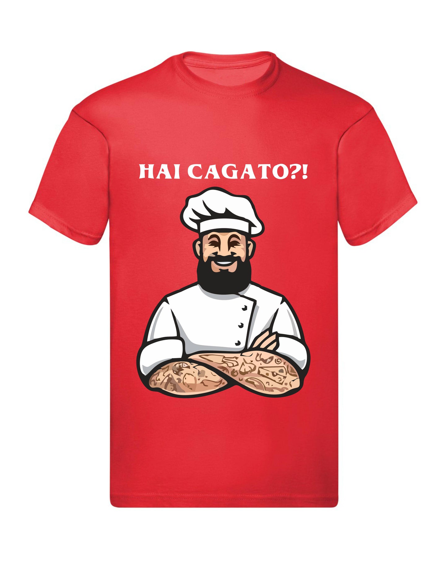 T-Shirt Uomo, Donna & Bambino - HAI CAGATO?  - Maglietta Maglia Tshirt Super vestibilità Top qualità