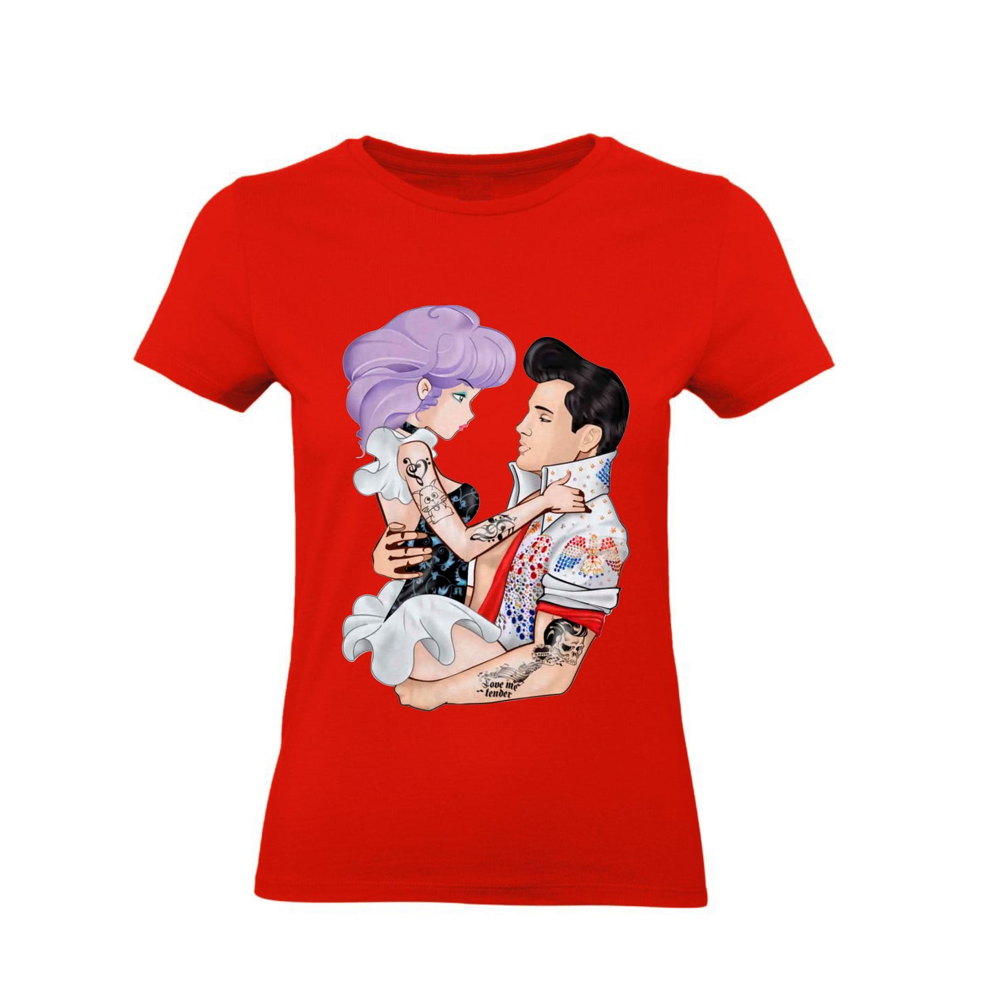 T-Shirt Uomo, Donna & Bambino - ELVIS E CREAMY - Maglietta Maglia Tshirt Super vestibilità Top qualità