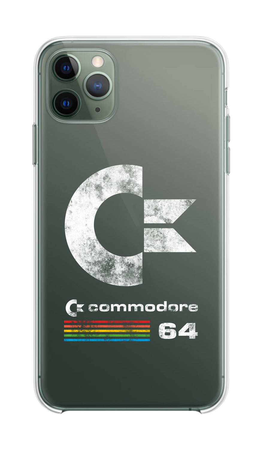 Cover Compatibile Con Tutti i Modelli iPhone - COMMODORE 64 - Trasparente UltraSottili AntiGraffio Antiurto Case Custodia Marca