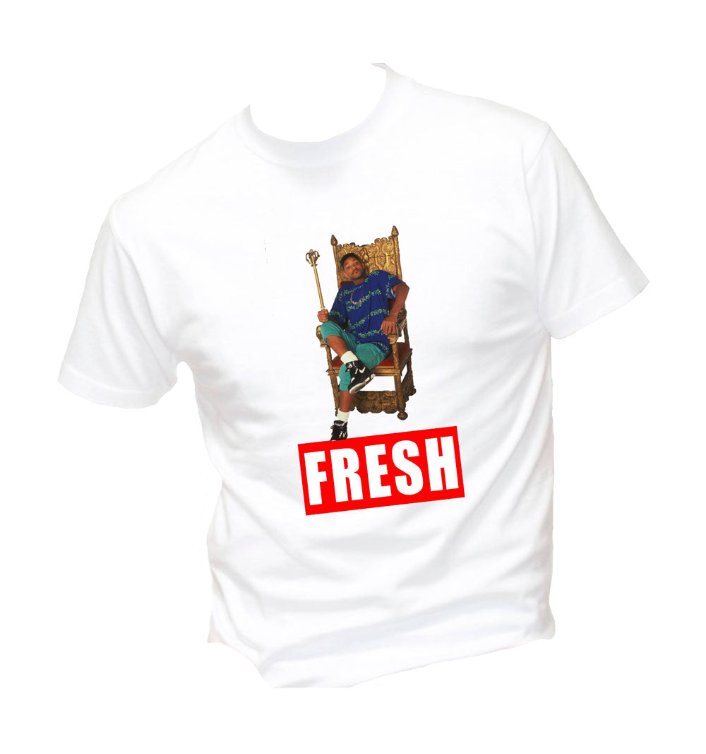 T-Shirt Uomo & Bambino - FRESH BEL AIR - Maglietta Maglia Tshirt Super vestibilità Top qualità - Social Crazy