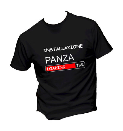 T-Shirt Uomo & Bambino - INSTALLAZIONE PANZA - Maglietta Maglia Tshirt Super vestibilità Top qualità