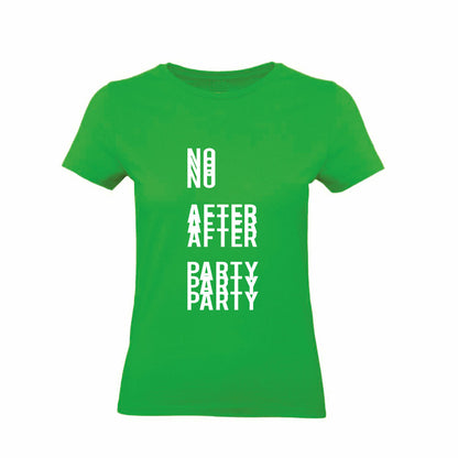 T-Shirt Uomo Donna & Bambino - NO AFTER PARTY - Maglietta Maglia Tshirt Super vestibilità Top qualità