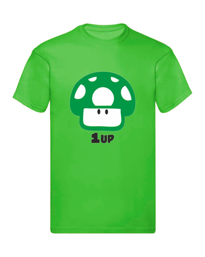 T-Shirt Uomo, Donna & Bambino - 1 UP - Maglietta Maglia Tshirt Super vestibilità Top qualità - Social Crazy