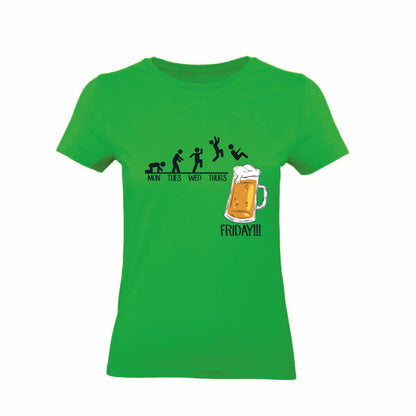 T-Shirt Uomo, Donna & Bambino - FRIDAY BEER - Maglietta Maglia Tshirt Super vestibilità Top qualità