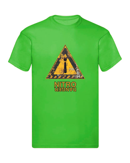 T-Shirt Uomo Donna & Bambino - NITRO DANGER  - Maglietta Maglia Tshirt Super vestibilità Top qualità - Social Crazy
