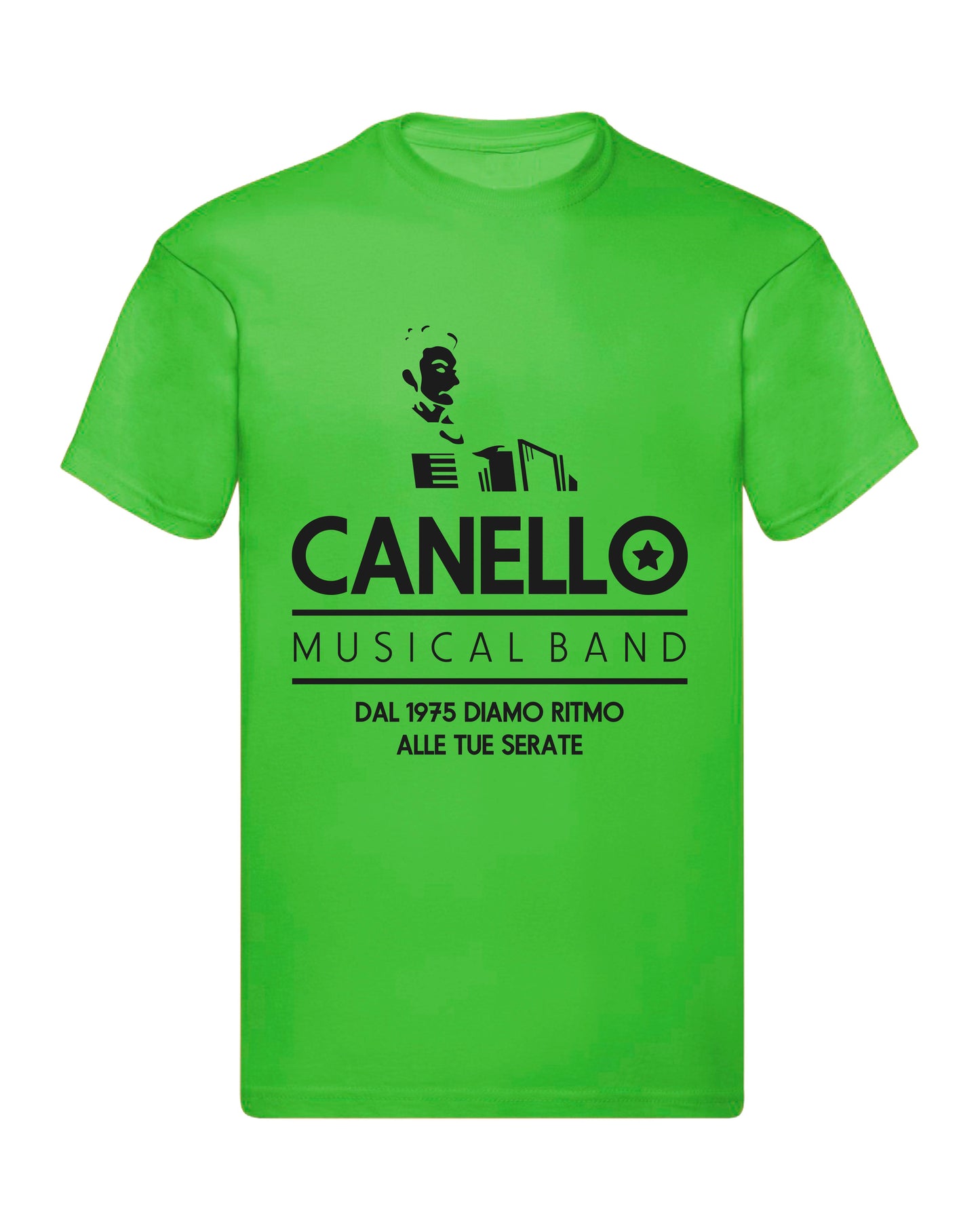 T-Shirt Uomo, Donna & Bambino - CANELLO MUSICAL BAND - Maglietta Maglia Tshirt Super vestibilità Top qualità
