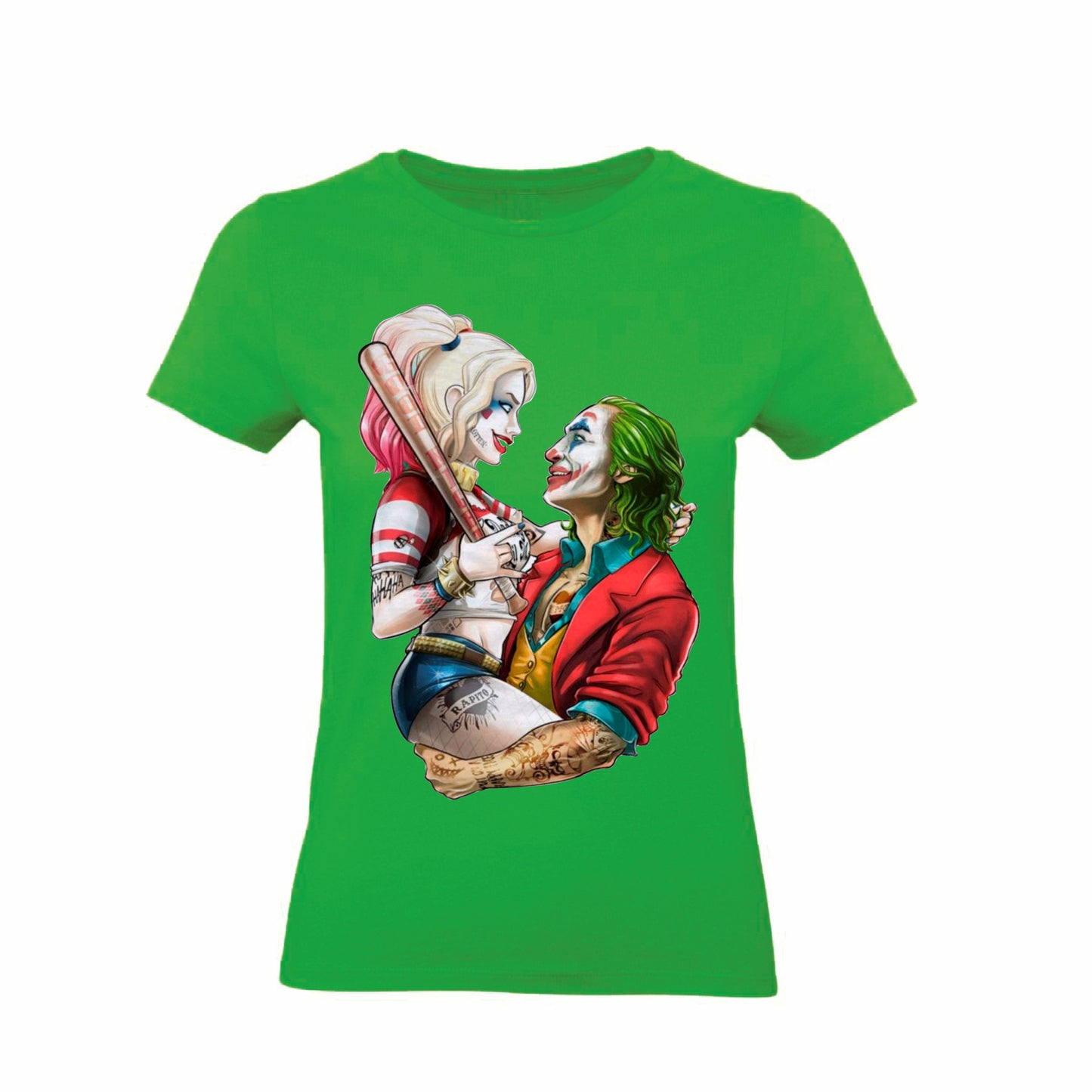 T-Shirt Uomo, Donna & Bambino - HARLEY E JOKER  - Maglietta Maglia Tshirt Super vestibilità Top qualità