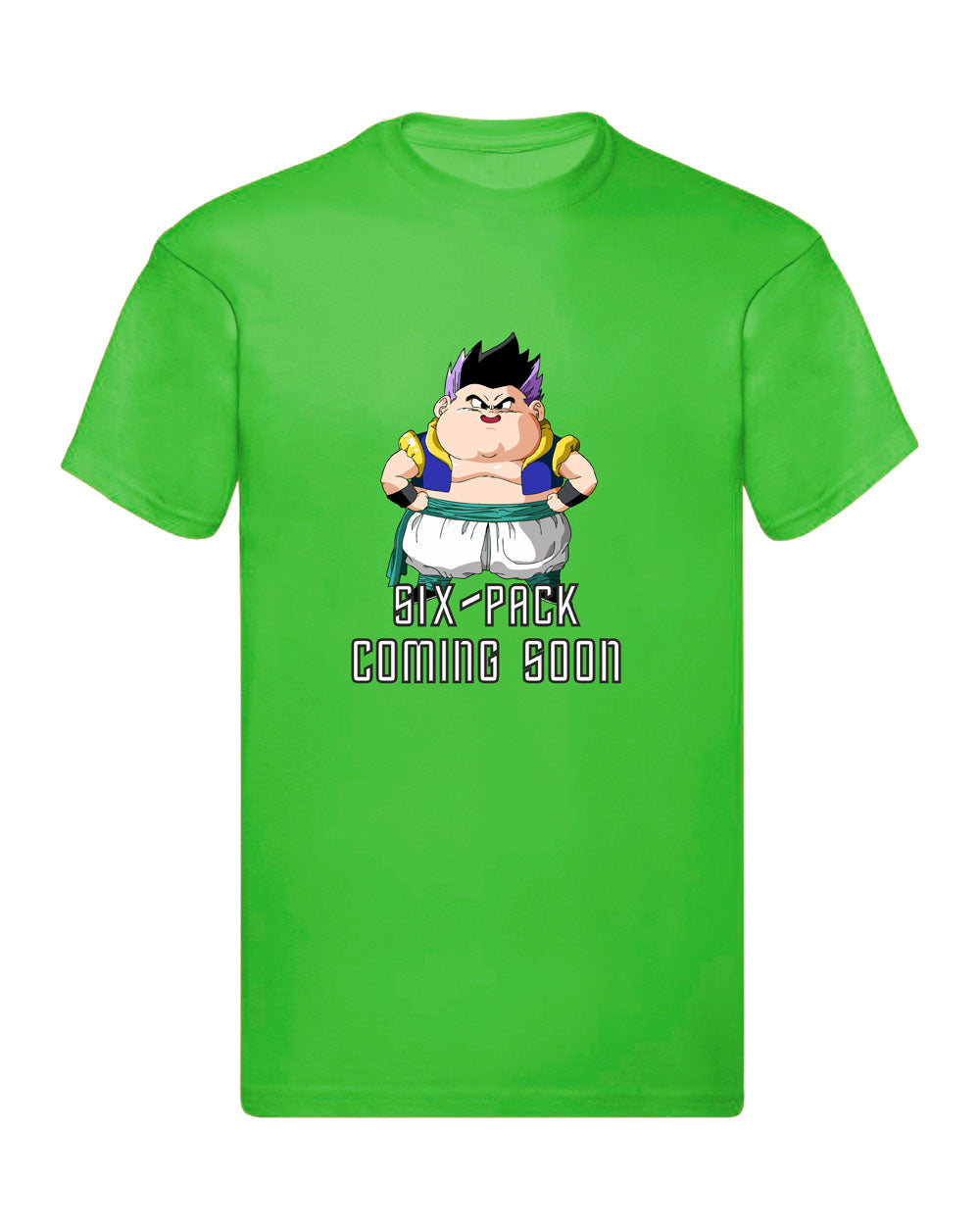 T-Shirt Uomo, Donna & Bambino - GOTENKS - SIX PACK - Maglietta Maglia Tshirt Super vestibilità Top qualità