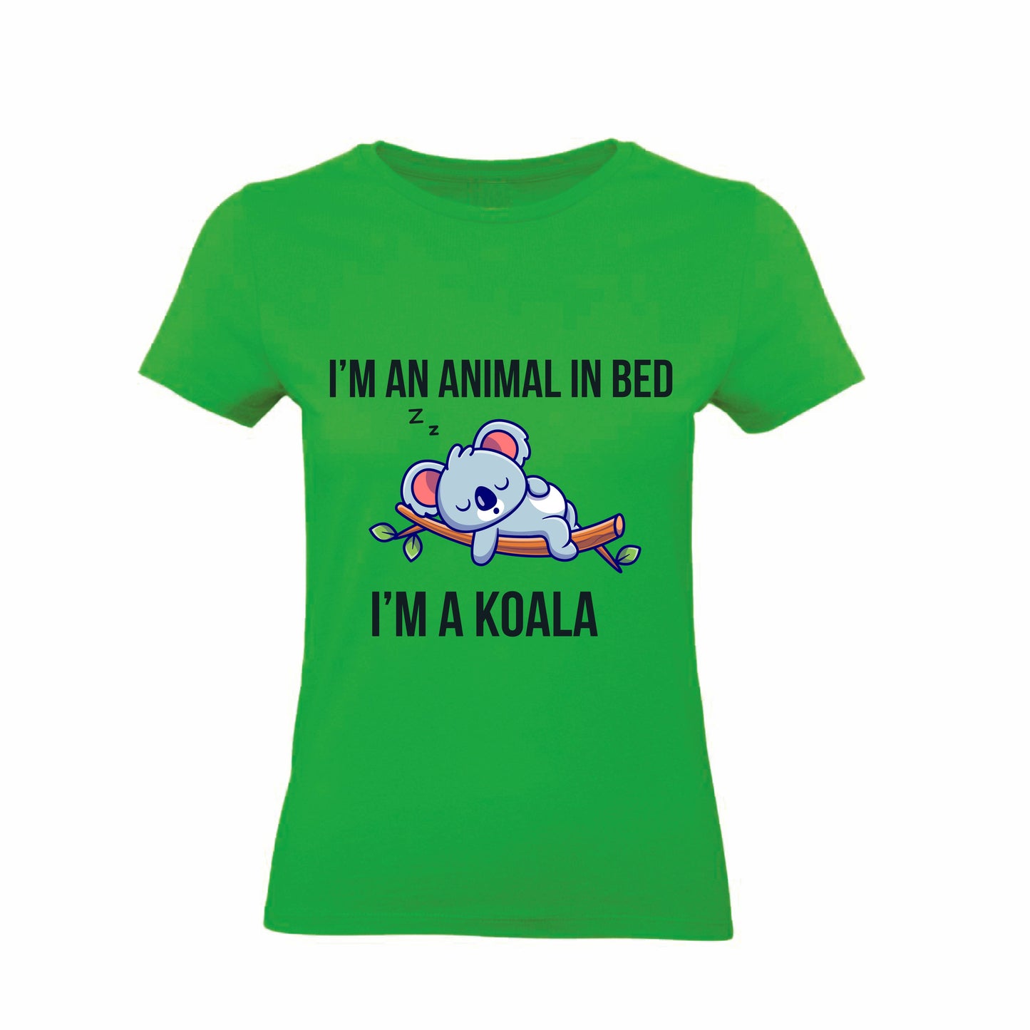 T-Shirt Uomo & Bambino - I'M AN ANIMAL IN BED - Maglietta Maglia Tshirt Super vestibilità Top qualità