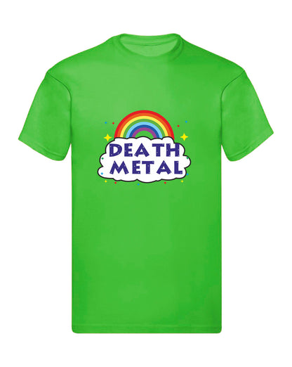 T-Shirt Uomo, Donna & Bambino - DEATH METAL - Maglietta Maglia Tshirt Super vestibilità Top qualità