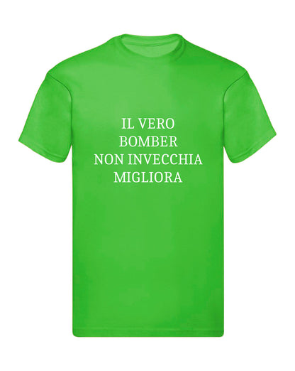 T-Shirt Uomo & Bambino - IL VERO BOMBER - Maglietta Maglia Tshirt Super vestibilità Top qualità