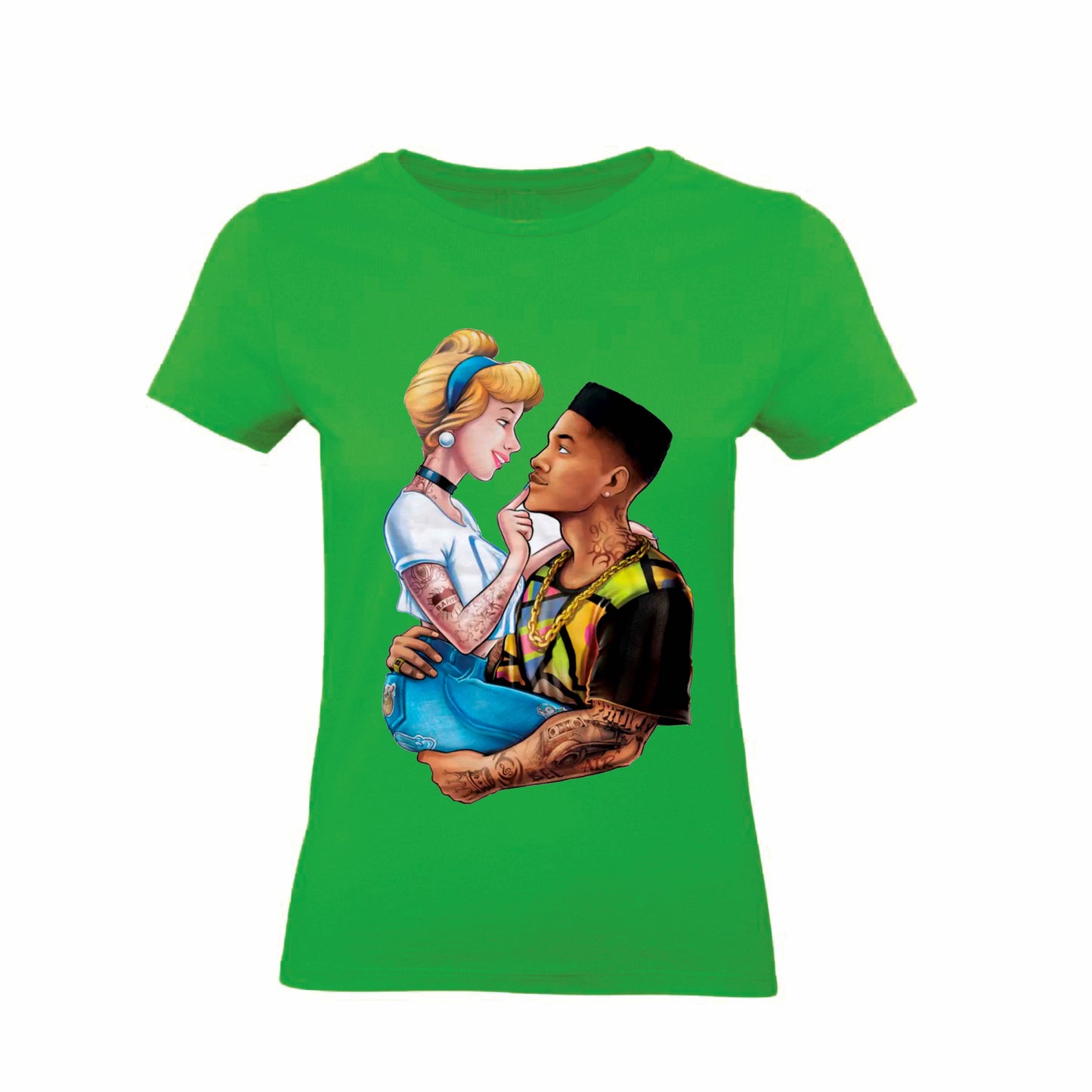 T-Shirt Uomo, Donna & Bambino - CENERENTOLA E WILLY - Maglietta Maglia Tshirt Super vestibilità Top qualità