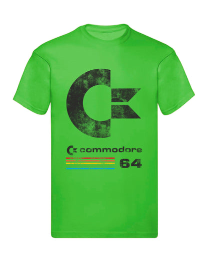 T-Shirt Uomo, Donna & Bambino - COMMODORE 64 - Maglietta Maglia Tshirt Super vestibilità Top qualità