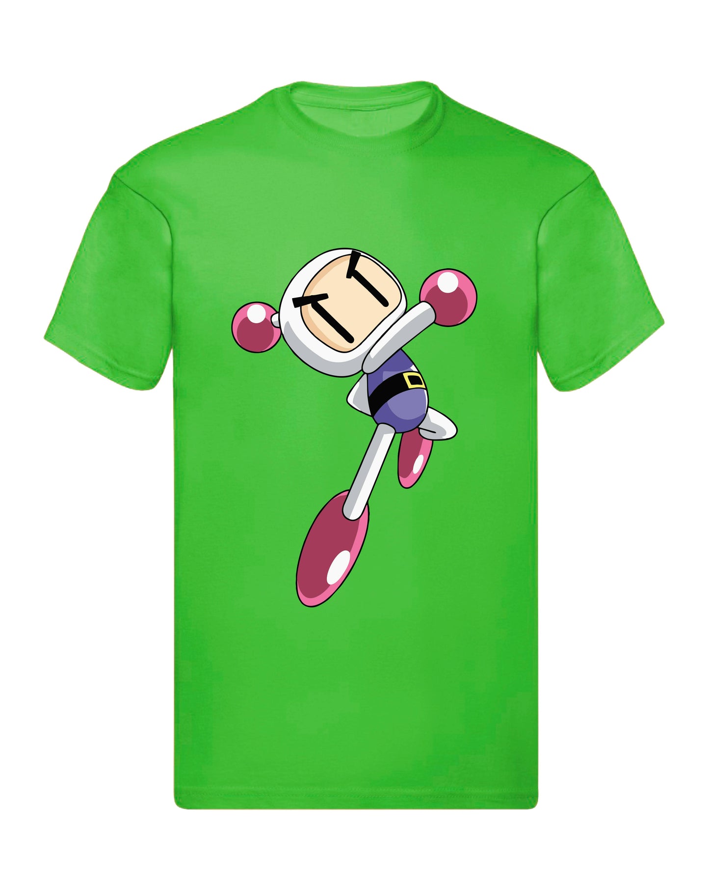 T-Shirt Uomo, Donna & Bambino - BOMBERMAN - Maglietta Maglia Tshirt Super vestibilità Top qualità