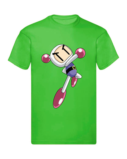 T-Shirt Uomo, Donna & Bambino - BOMBERMAN - Maglietta Maglia Tshirt Super vestibilità Top qualità