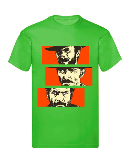 T-Shirt Uomo, Donna & Bambino - IL BUONO IL BRUTTO IL CATTIVO - Maglietta Maglia Tshirt Super vestibilità Top qualità - Social Crazy