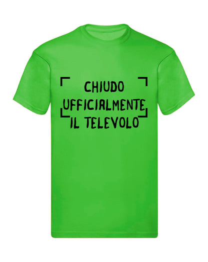 T-Shirt Uomo, Donna & Bambino - CHIUDO UFFICIALMENTE IL TELEVOTO - Maglietta Maglia Tshirt Super vestibilità Top qualità