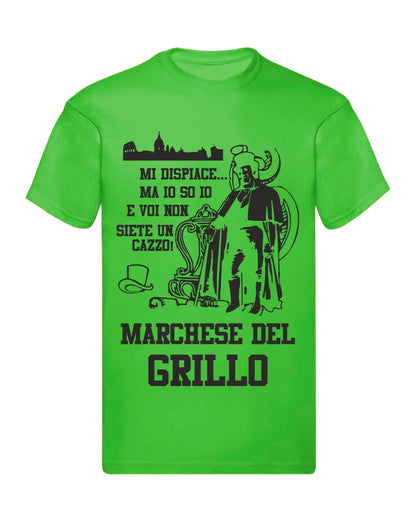 T-Shirt Uomo Donna & Bambino - MARCHESE DEL GRILLO - Maglietta Maglia Tshirt Super vestibilità Top qualità