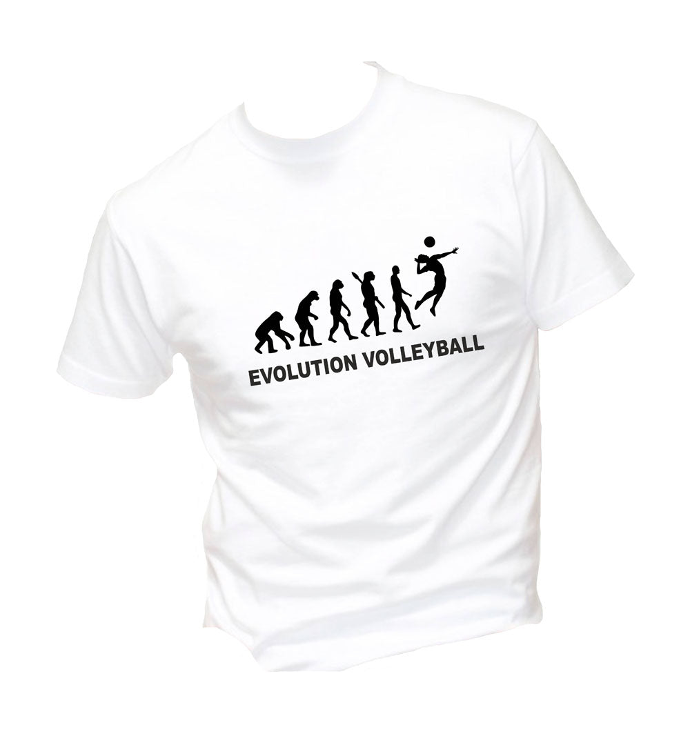 T-Shirt Uomo, Donna & Bambino - EVOLUTION VOLLEYBALL - Maglietta Maglia Tshirt Super vestibilità Top qualità