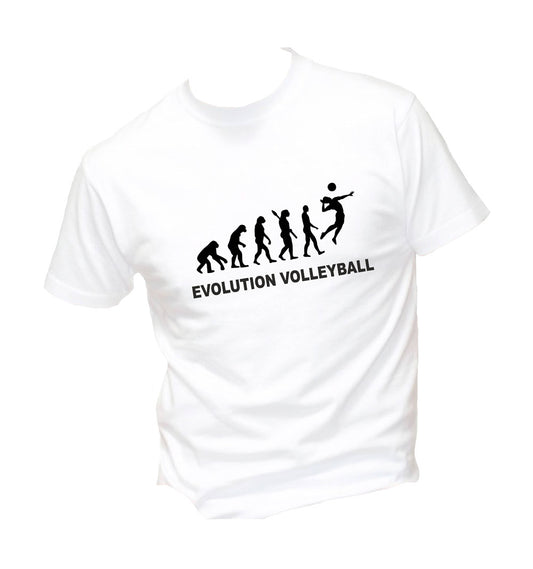T-Shirt Uomo, Donna & Bambino - EVOLUTION VOLLEYBALL - Maglietta Maglia Tshirt Super vestibilità Top qualità