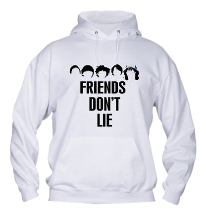 Felpa con cappuccio UOMO, DONNA & BAMBIN - FRIEND'S DON'T LIE - Super vestibilità Top qualità