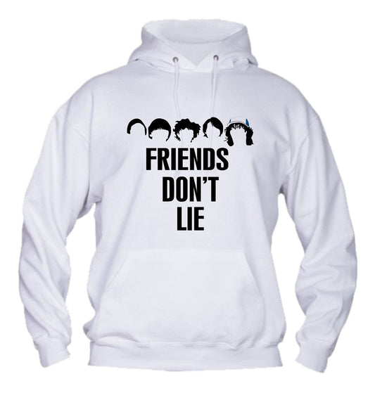 Felpa con cappuccio UOMO, DONNA & BAMBIN - FRIEND'S DON'T LIE - Super vestibilità Top qualità