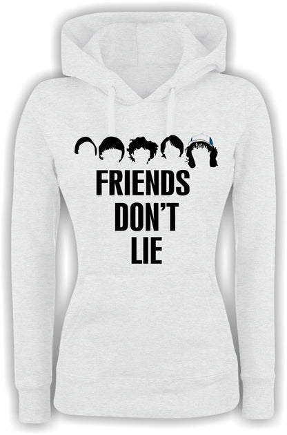 Felpa con cappuccio UOMO, DONNA & BAMBIN - FRIEND'S DON'T LIE - Super vestibilità Top qualità