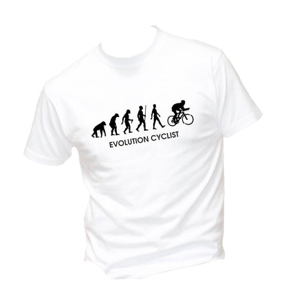 T-Shirt Uomo, Donna & Bambino - EVOLUTION CYCLING - Maglietta Maglia Tshirt Super vestibilità Top qualità