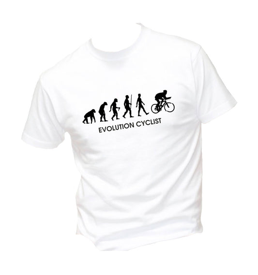 T-Shirt Uomo, Donna & Bambino - EVOLUTION CYCLING - Maglietta Maglia Tshirt Super vestibilità Top qualità