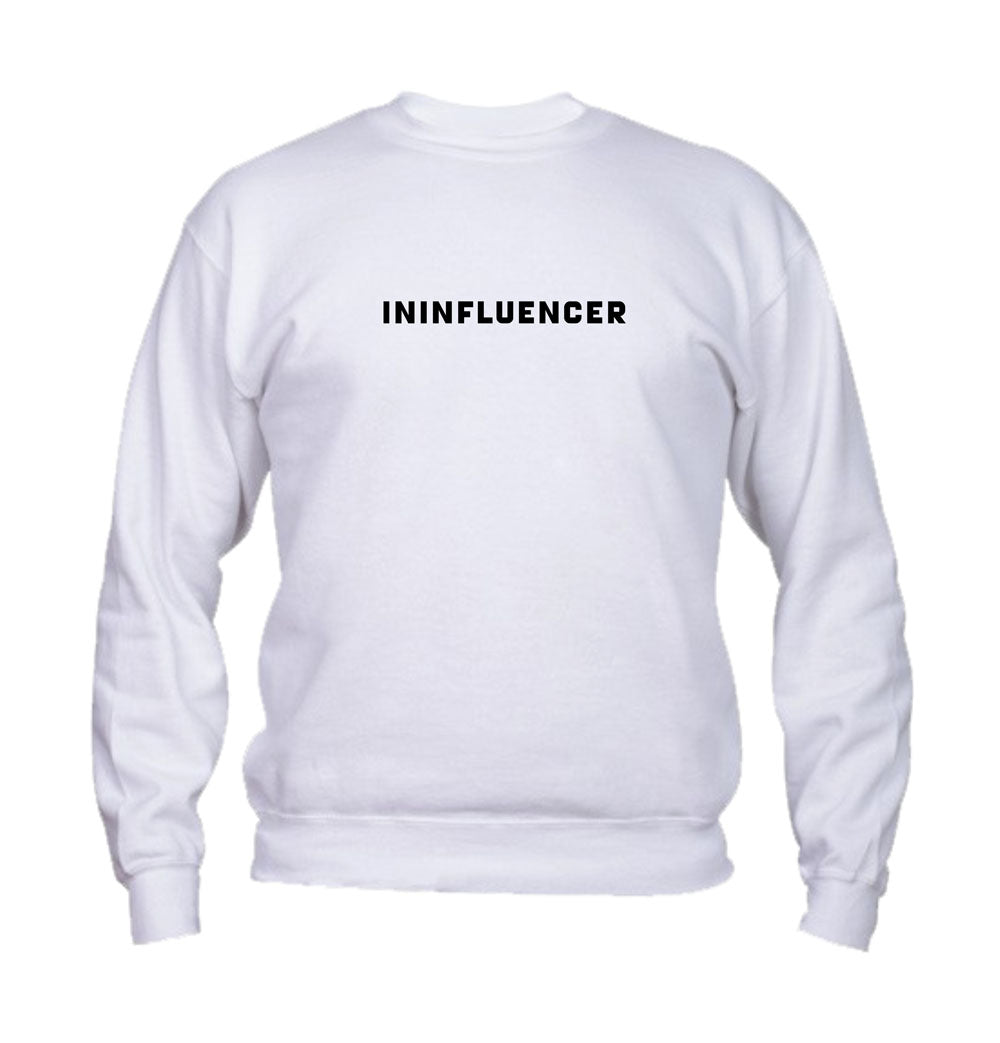 Felpa Girocollo UOMO, DONNA & BAMBIN - ININFLUENCER  - Super vestibilità Top qualità