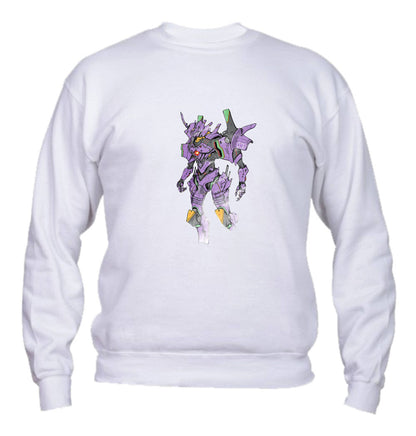 Felpa Girocollo UOMO, DONNA & BAMBIN - EVA 01 - Super vestibilità Top qualità