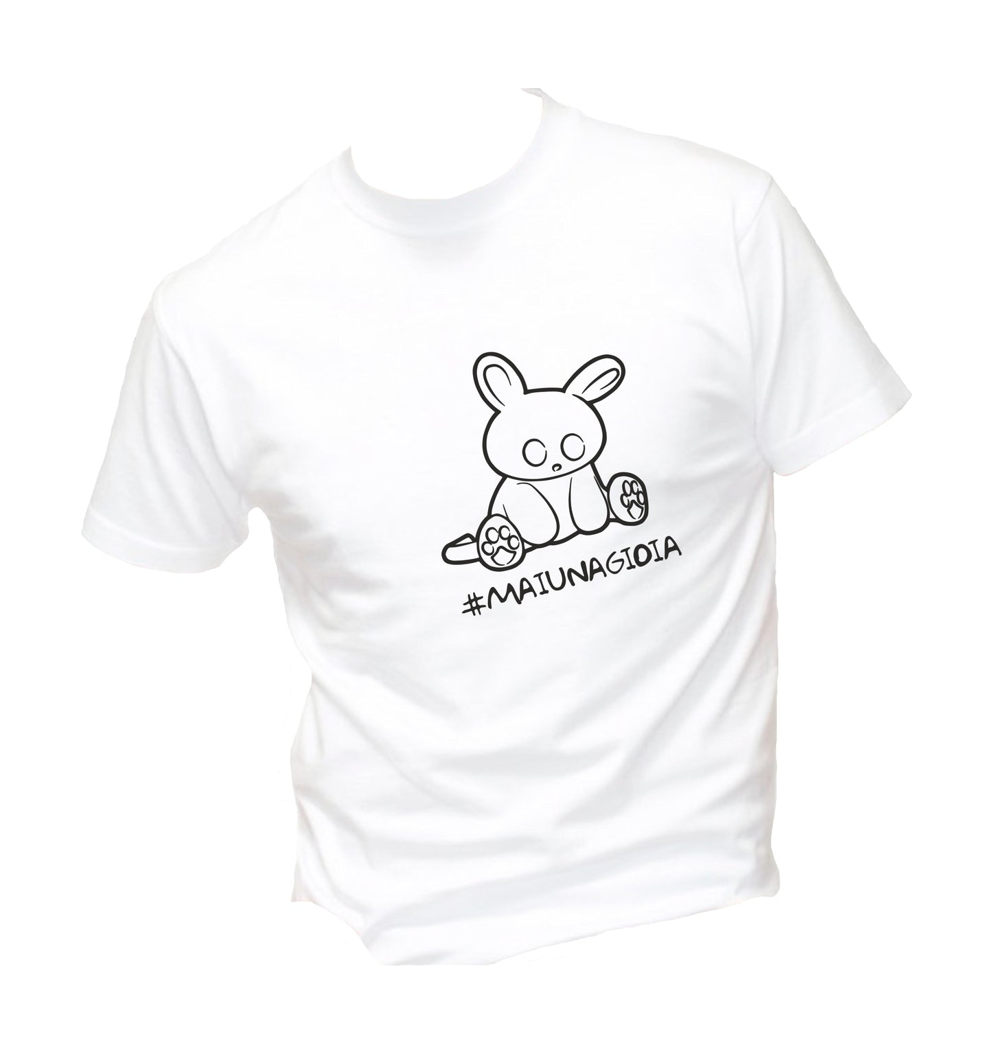 T-Shirt Uomo, Donna & Bambino - #MAIUNAGIOIA - Maglietta Maglia Tshirt Super vestibilità Top qualità