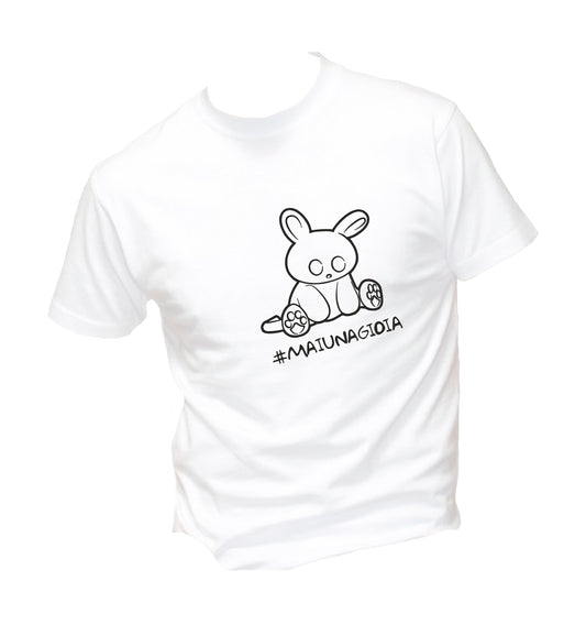 T-Shirt Uomo, Donna & Bambino - #MAIUNAGIOIA - Maglietta Maglia Tshirt Super vestibilità Top qualità