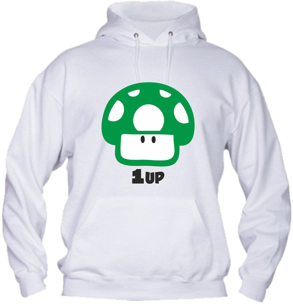 Felpa con cappuccio UOMO, DONNA & BAMBIN - 1 UP - Super vestibilità Top qualità - Social Crazy