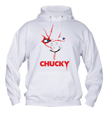 Felpa con cappuccio UOMO, DONNA & BAMBIN - CHUCKY - Super vestibilità Top qualità