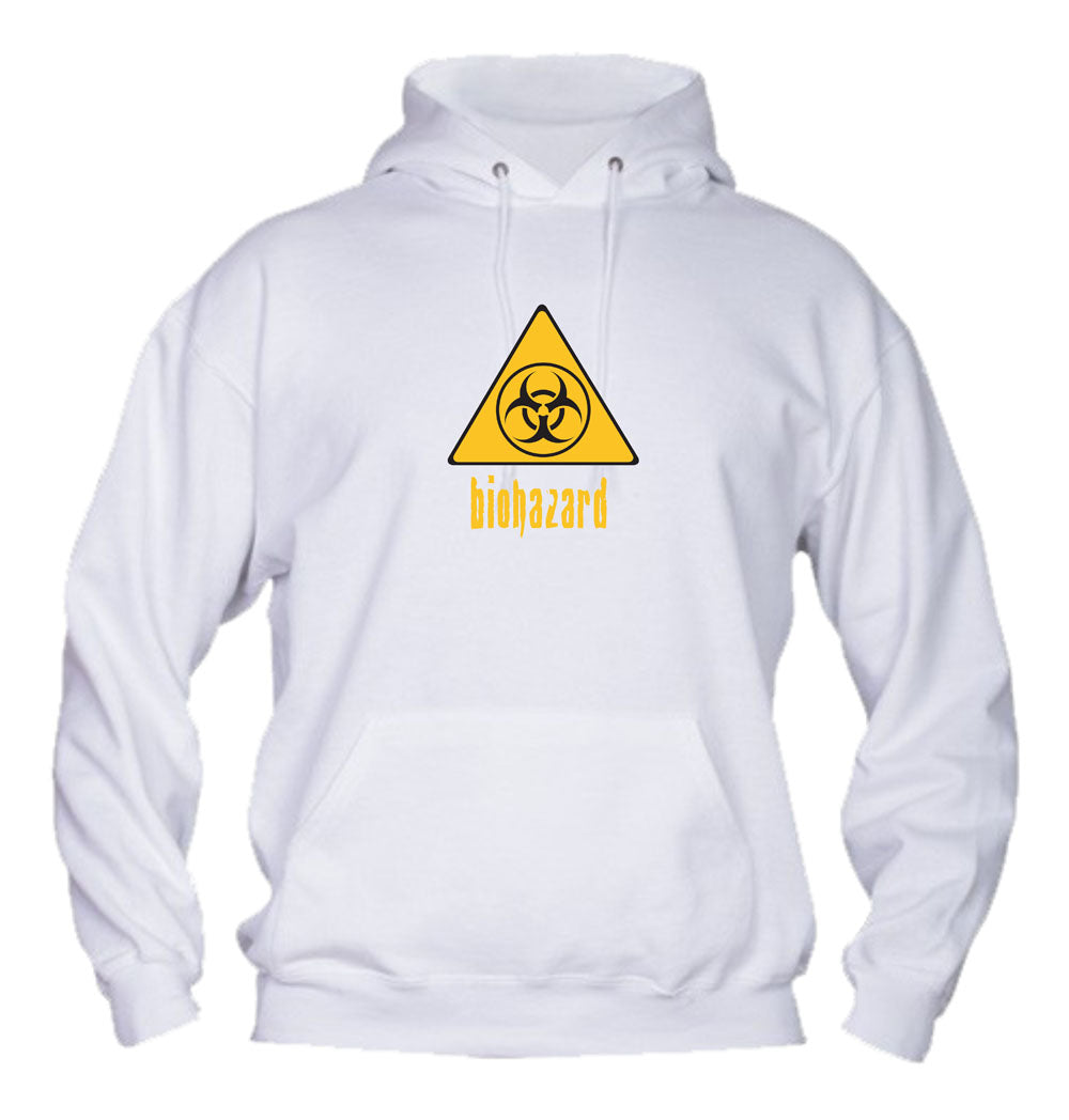 Felpa con cappuccio UOMO, DONNA & BAMBIN - BIOHAZARD - Super vestibilità Top qualità - Social Crazy