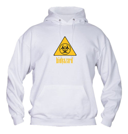 Felpa con cappuccio UOMO, DONNA & BAMBIN - BIOHAZARD - Super vestibilità Top qualità - Social Crazy
