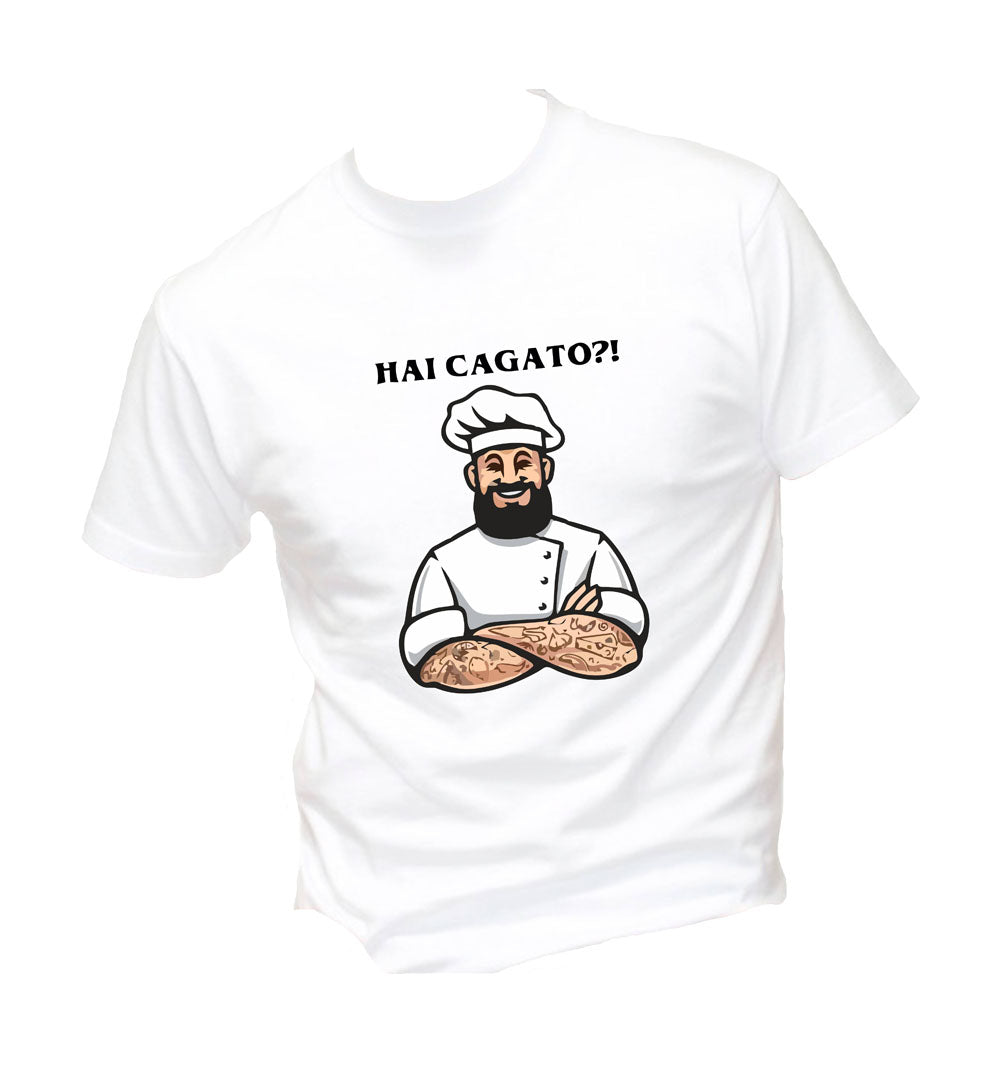 T-Shirt Uomo, Donna & Bambino - HAI CAGATO?  - Maglietta Maglia Tshirt Super vestibilità Top qualità