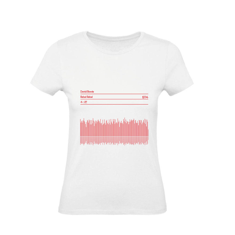 T-Shirt Uomo, Donna & Bambino - DAVID BOWIE 1974 SOUND WAWE - Maglietta Maglia Tshirt Super vestibilità Top qualità - Social Crazy