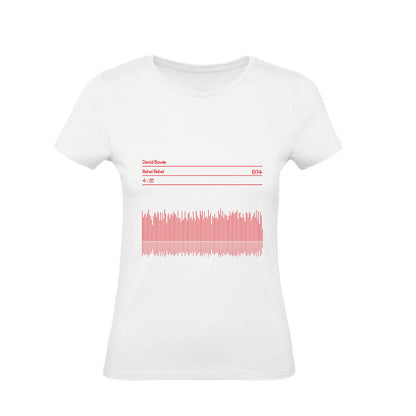 T-Shirt Uomo, Donna & Bambino - DAVID BOWIE 1974 SOUND WAWE - Maglietta Maglia Tshirt Super vestibilità Top qualità - Social Crazy