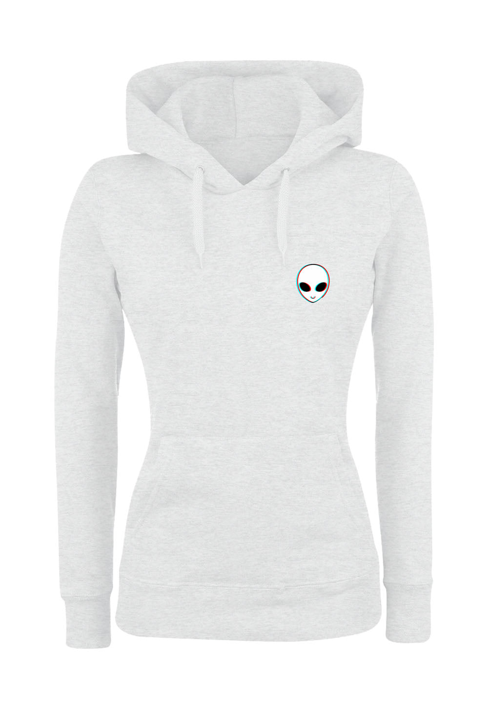 Felpa con cappuccio UOMO, DONNA & BAMBIN - ALIEN GLITCH - Super vestibilità Top qualità - Social Crazy