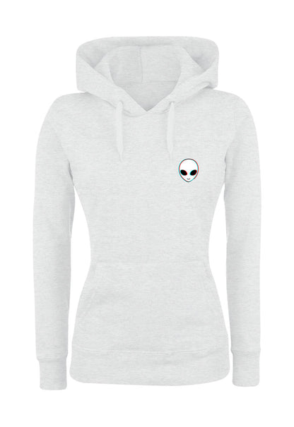 Felpa con cappuccio UOMO, DONNA & BAMBIN - ALIEN GLITCH - Super vestibilità Top qualità - Social Crazy