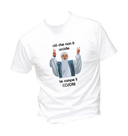 T-Shirt Uomo, Donna & Bambino - CIO CHE NON TI UCCIDE TI ROMPE I COJO - Maglietta Maglia Tshirt Super vestibilità Top qualità
