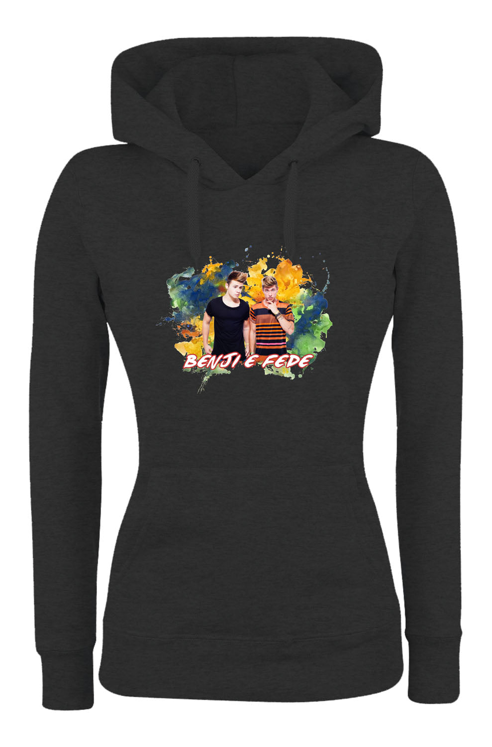 Felpa con cappuccio UOMO, DONNA & BAMBIN - BENJI E FEDE - Super vestibilità Top qualità - Social Crazy