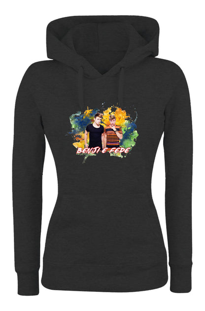 Felpa con cappuccio UOMO, DONNA & BAMBIN - BENJI E FEDE - Super vestibilità Top qualità - Social Crazy